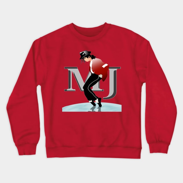 Michael Jackson Moonwalk Crewneck Sweatshirt by laurelsart2014